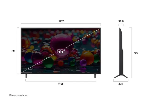 ტელევიზორი LG 55UA75009LA.AMCN, 5 image