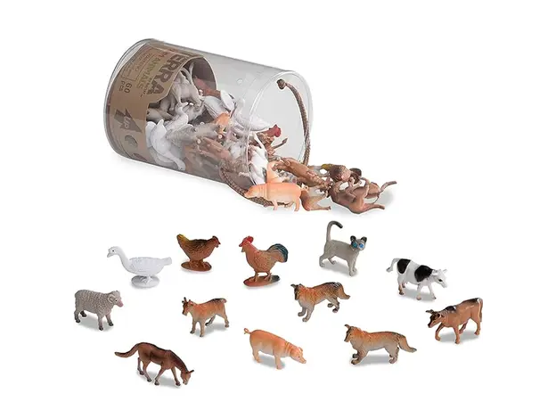 შინაური ცხოველების სათამაშო ნაკრები Terra FARM ANIMALS IN TUBE, 2 image