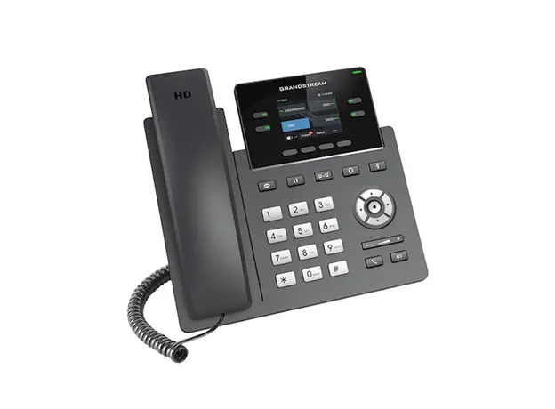 IP ტელეფონი Grandstream GRP2612W Carrier-Grade IP Phones 2+2  line keys 2 SIP accounts 16 Digital BLF and Speed Dial keys HD Wi-Fi, 3 image