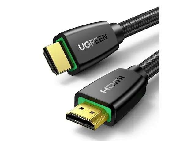 HDMI კაბელი UGREEN HD118 (40411) High-End HDMI Cable with Nylon Braid 3m (Black), 2 image