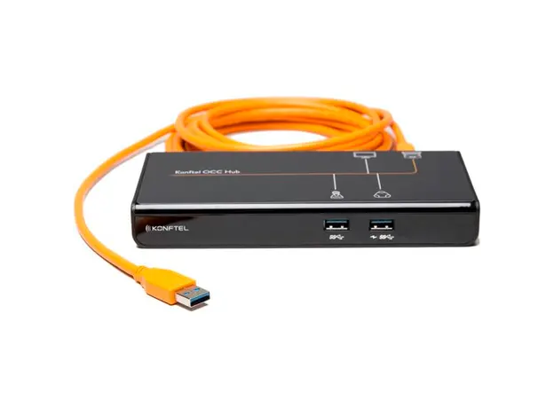 USB ჰაბი Konftel 900102149, OCC Hub for Video Conferencing Systems, USB, HDMI, Black, 2 image