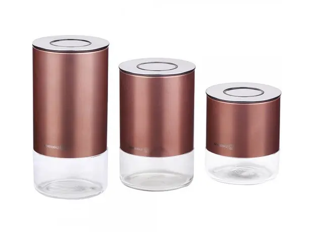 კონტეინერი 3 ცალი Korkmaz A5520-2