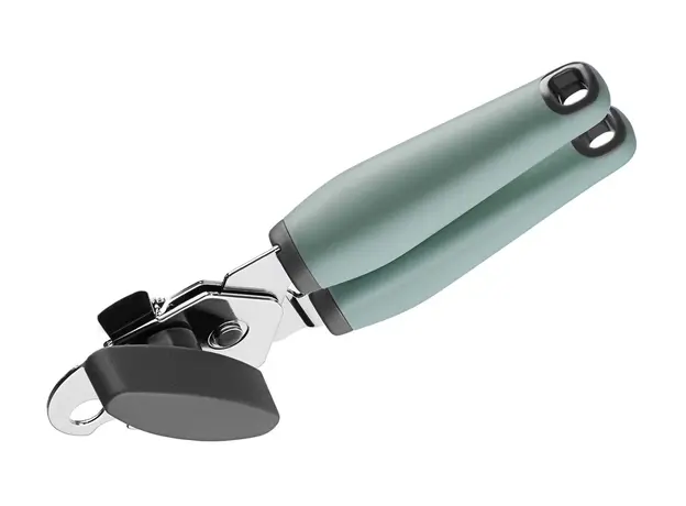 კონსერვის გასახსნელი ARDESTO Can opener  Gemini, gray/green, iron, pp with soft touch, 3 image