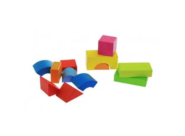 სამაგიდო თამაში Goki Building blocks Rainbow 58624, 3 image