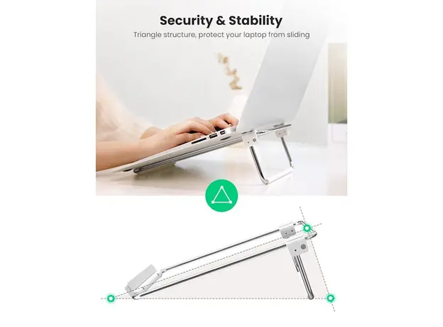 ნოუთბუქის სადგამი UGREEN Desktop Laptop Stand (Silver), 3 image