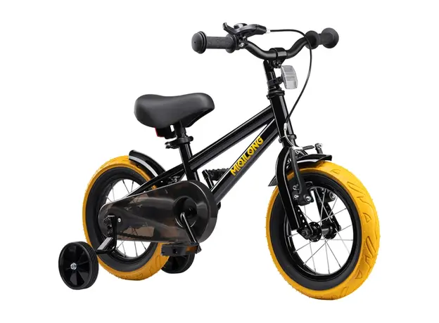 საბავშვო ველოსიპედი Miqilong Bicycle ST 12" Black, 2 image