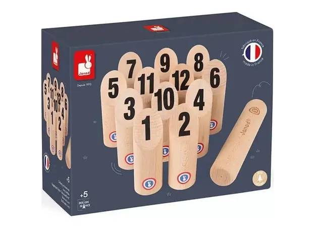 სათამაშო კეგლი Janod JURA SKITTLES