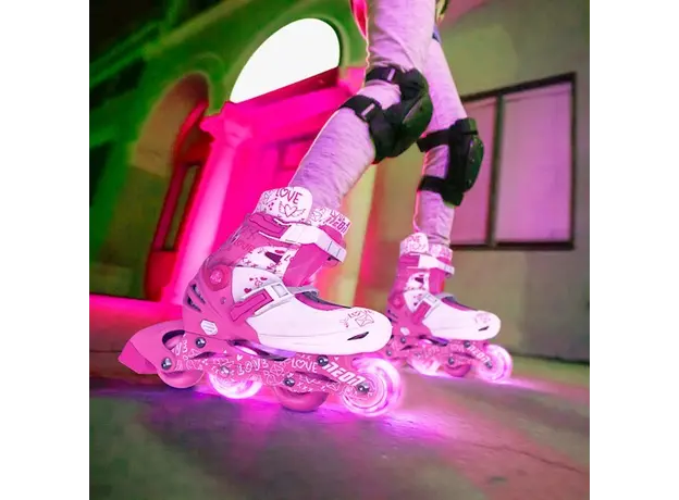 როლიკები NEON COMBO SKATES (SIZE 12-2) PINK 4L/13L/16L CL 4PK, 7 image