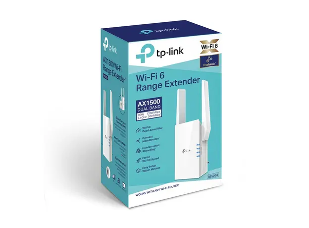 როუტერი TP-link RE505X AX1500 Wi-Fi 6 Range Extender, 4 image