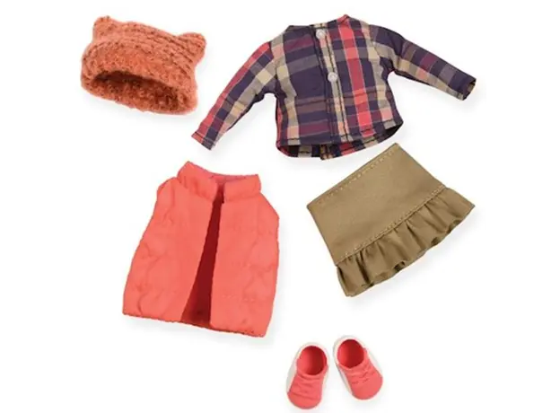 თოჯინის ტანსაცმელი LORI 6" DOLL PUFFER VEST OUTFIT, 3 image