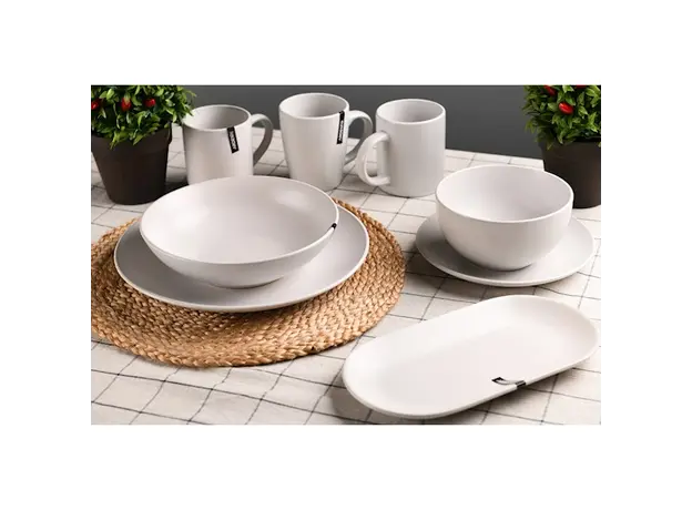 ჭიქა Ardesto AR2933WM Cup Lucca, 330 ml, Ceramics White, 3 image