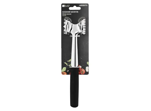 ხორცის საკეპი Ardesto AR2019SA 22.5cm Kitchen Hammer Black Mars, 3 image