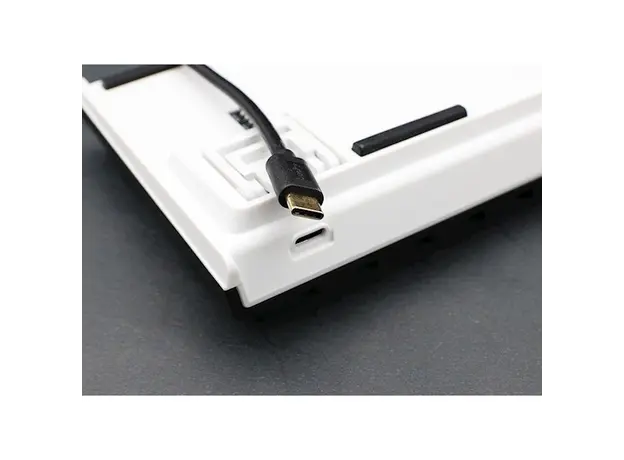 კლავიატურა Ducky Keyboard  One 2 SF, Cherry Red, RGB LED, RU, Black-White, 6 image