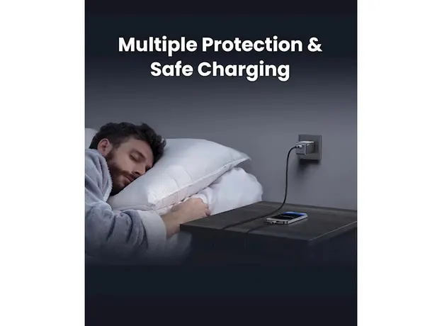 მობილურის დამტენი UGREEN X553 (35042) Nexode Air, 65W, USB, USB-C, Grey, 9 image