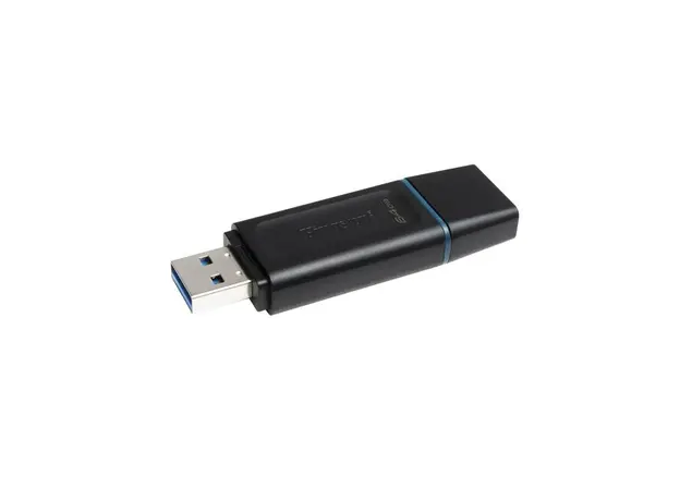USB ფლეშ მეხსიერება kingston DTX 64GB USB3.2 Gen 1 DataTraveler Exodia (Black + Teal), 3 image