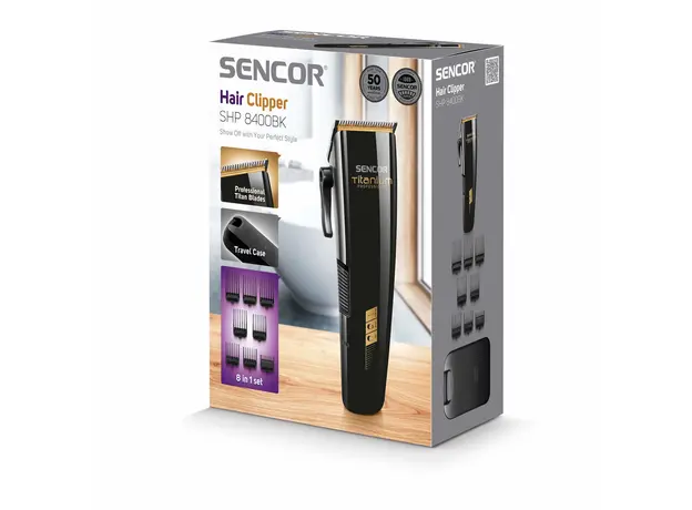 თმის საკრეჭი SENCOR SHP 8400BK, 5 image