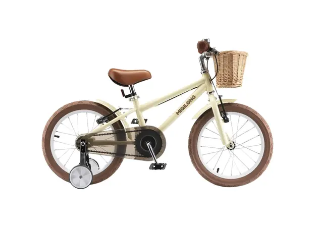 საბავშვო ველოსიპედი Miqilong Kids bicycle RM 16" beige, 3 image