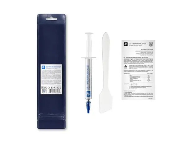 თერმო პასტა 2E Thermal Paste 2Е THERMOBOOST TB5-2, (4.63 W/m-K), 2 g, grey, 4 image