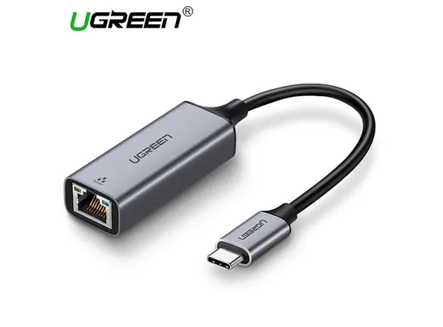 USB ქსელის ადაპტერი UGREEN CM199 (50737) USB Type C to 10/100/1000M Ethernet Adapter (Space Gray), 2 image