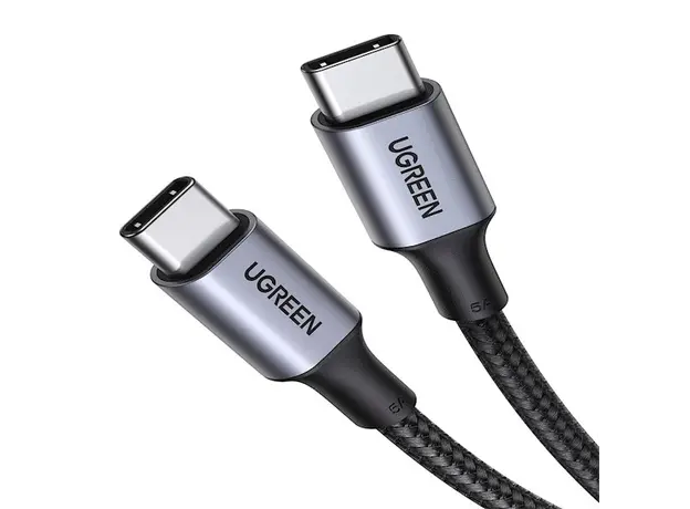 USB კაბელი UGREEN US316 (70428), Type-c to Type-c, USB-C To USB-C, 1.5m, Black, 3 image