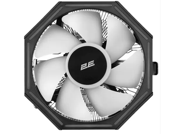 ქულერი 2E Gaming CPU cooling system Air Cool AC120ZP RGB, LGA1700, 1200, 115X, 775, AM5, AM4, AM3, AM3+, AM2, AM2+, FM2, FM1, 4pin RGB, TDP 95W, 4 image