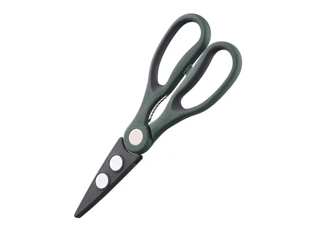 სამზარეულოს მაკრატელი Ardesto Kitchen scissor with cover Gemini, green, s/s, pp, 3 image