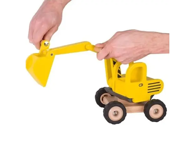 ხის ექსკავატორი goki Machine woodeni Excavator (yellow) 55898G, 3 image