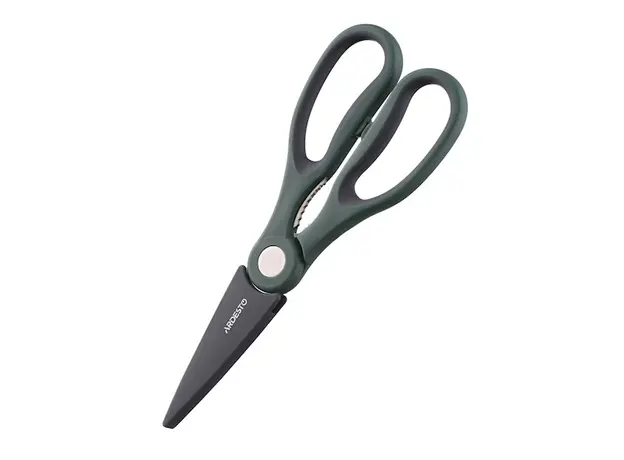სამზარეულოს მაკრატელი Ardesto Kitchen scissor with cover Gemini, green, s/s, pp, 2 image