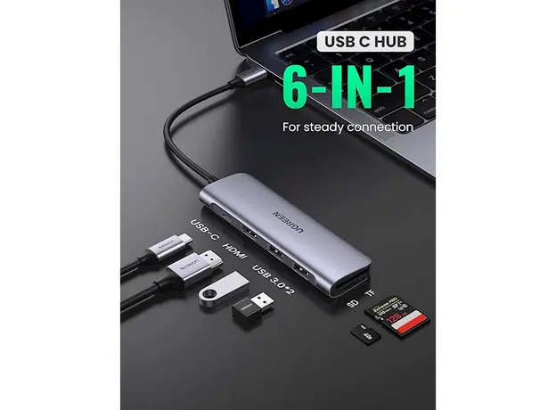 Type-C ჰაბი UGREEN CM195, 3 image