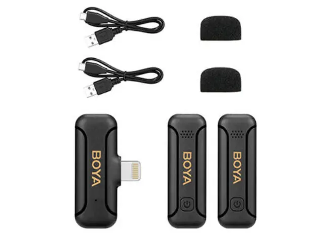 მიკროფონი Boya BY-WM3T-D2 Mini 2.4GHz Wireless Microphone, 4 image