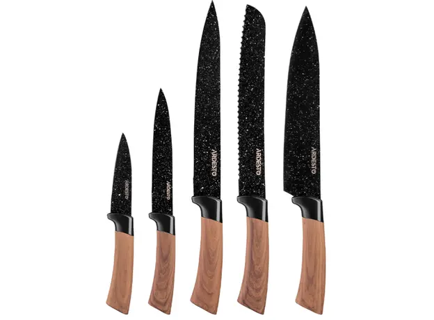 დანების ნაკრები Ardesto Midori Knives Set 5 pcs, stainless steel, plastic