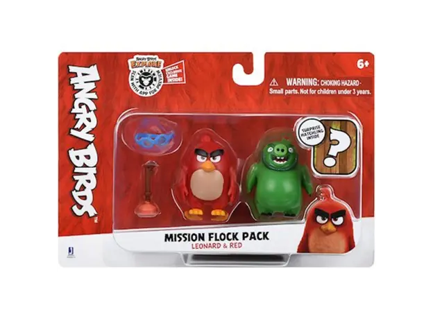სათამაშო ნაკრები Jazwares ANB - Mission Flock (Red and Leonard), 2 image