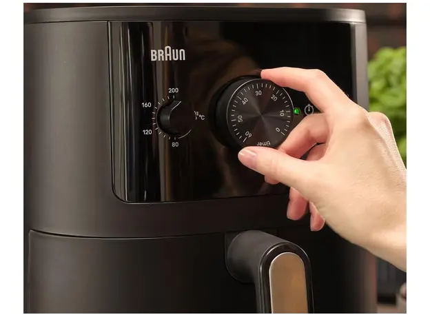 აეროგრილი Braun MultiFry 3 Air fryer HF 3000 Black, 5 image
