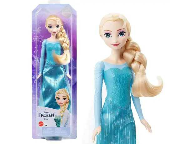 სათამაშო ფიგურა Mattel Frozen Fashion Dolls Core - Elsa 1 Queen of Ice, 3 image