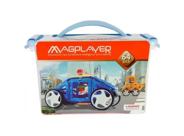 კონსტრუქტორი Magplayer Designer magnetic set 64 e. MPT-64