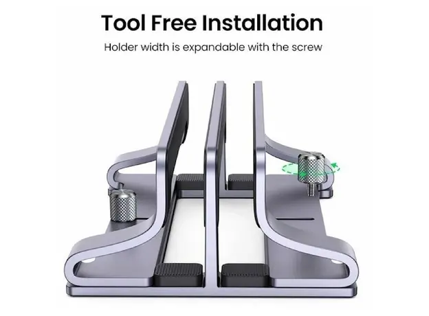 ნოუთბუქის სადგამი UGREEN LP258 (60643), Laptop Stand, Silver, 3 image