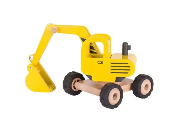 ხის ექსკავატორი goki Machine woodeni Excavator (yellow) 55898G, 2 image