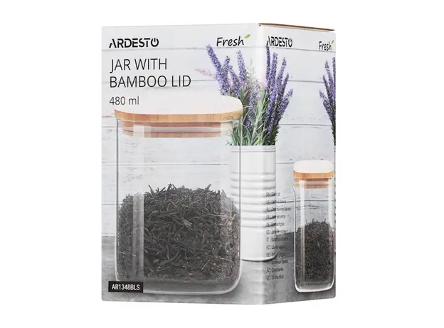 ქილა Ardesto AR1348BLS 480ml Transparent, 3 image