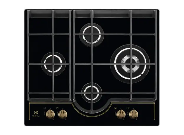 ქურის ზედაპირი Electrolux GPE363RBK Retro Black, 2 image