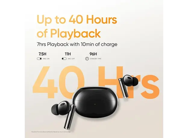 ყურსასმენი Realme Buds Air 5 Pro Black, 5 image