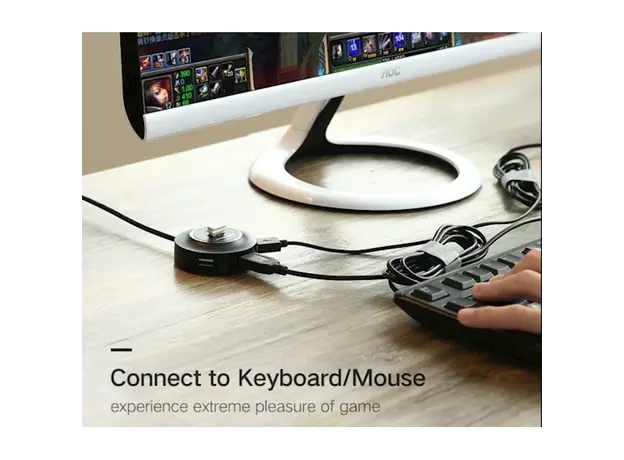 USB ჰაბი UGREEN CR106 (20277) USB 2.0 4 PORTS HUB, 4 image