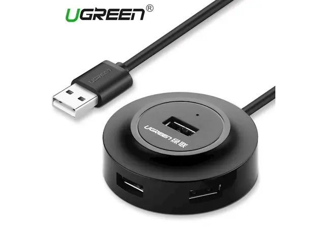USB ჰაბი UGREEN CR106 (20277) USB 2.0 4 PORTS HUB