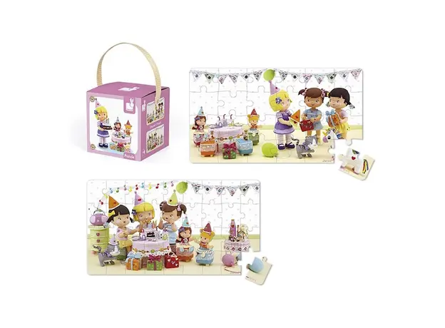 ასაწყობი ფაზლი Janod Set of 2 puzzles The Juliet Festival J02768, 2 image