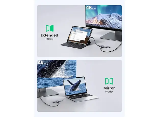 Type-C ჰაბი UGREEN CM195, 4 image