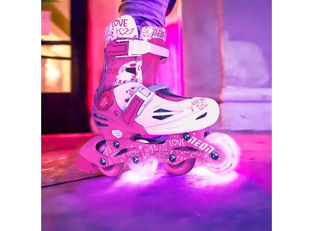 როლიკები NEON Rollers INLINE SKATES PINK (SIZE 34-38), 4 image