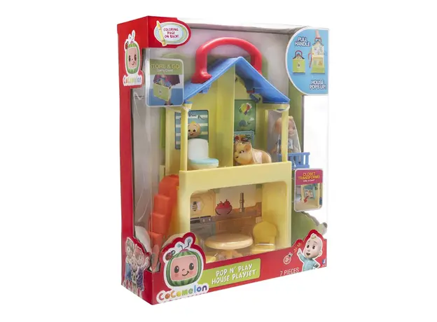 სათამაშო სახლი CoComelon Medium Playset CoComelon's Pop n' Play House, 3 image