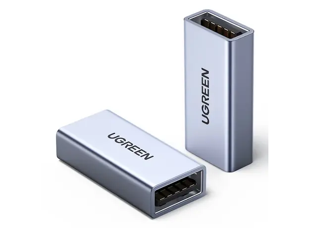 USB ადაპტერი UGREEN US381 (20119) USB 3.0 Type A Female to Female Adapter, Gray, 3 image