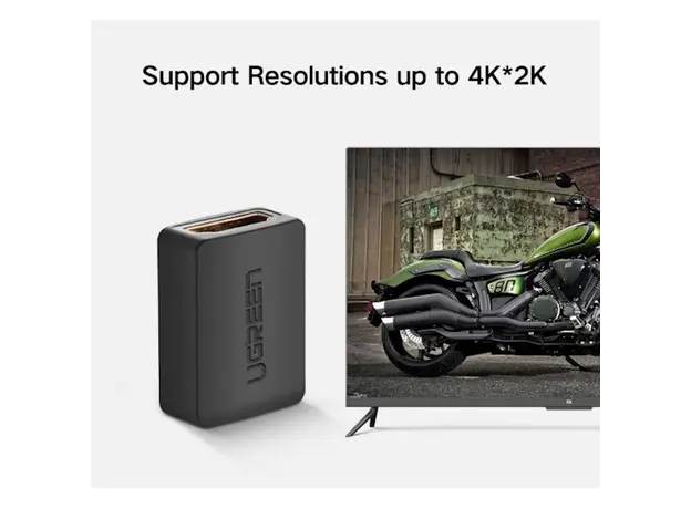 ადაპტერი UGREEN 20107 HDMI Female to Female Adapter (Black), 4 image