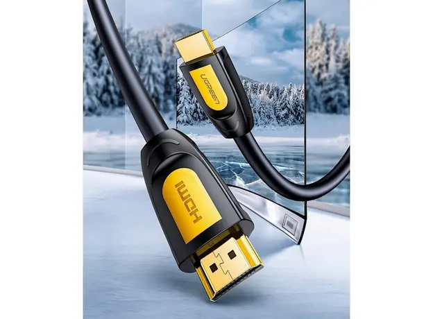 HDMI კაბელი UGREEN HD101 (10167) HDMI cable 1.4V, 19+1 full copper 5M, 4 image