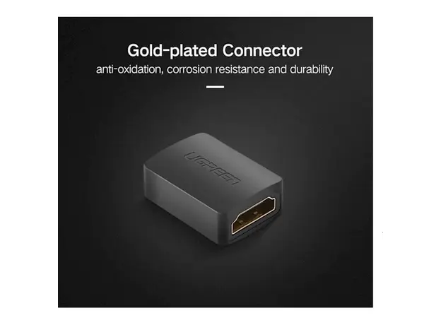 ადაპტერი UGREEN 20107 HDMI Female to Female Adapter (Black), 3 image